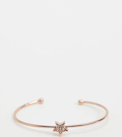 Ted Baker Rose Gold Pave Star Cuff