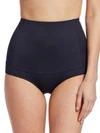 MALIA MILLS Retro-Style High-Waist Swimsuit Bottom,0400099557029