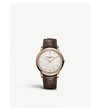 VACHERON CONSTANTIN 43075/000R-9737 TRADITIONNELLE 18CT ROSE GOLD AND ALLIGATOR LEATHER WATCH,11553461