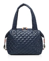 Mz Wallace Medium Sutton Bag In Dawn/silver