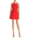 French Connection Whisper Light Sheath Minidress In Royal Scarlet