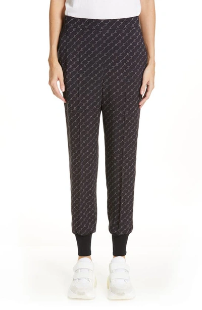 Stella Mccartney Logo Print Joggers In Ink