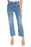 RE/DONE REPURPOSED HIGH WAIST STOVEPIPE JEANS,1076STVC