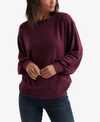 LUCKY BRAND RIBBED DOLMAN SWEATER