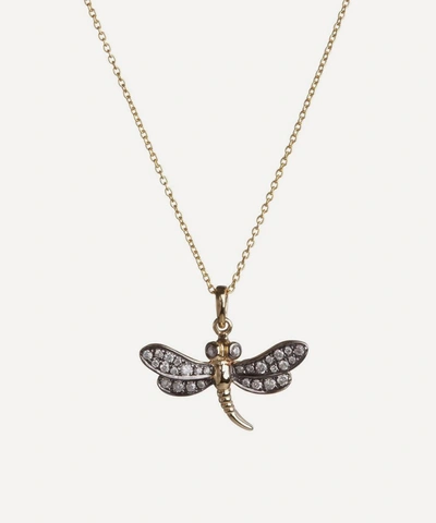 Annoushka Love Diamonds 18ct Gold Diamond Dragonfly Necklace