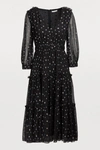 ERDEM Elspeth dress,21071 BVLF BLACK LILAC PALE BLU