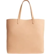 MADEWELL 'TRANSPORT' LEATHER TOTE - IVORY,F2359
