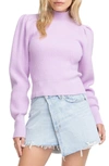 ASTR PUFF SLEEVE SWEATER,ACT15096
