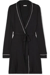 EBERJEY GISELE STRETCH-MODAL JERSEY ROBE