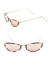 LINDA FARROW 50MM Cat-Eye Sunglasses