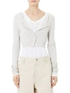MARC JACOBS Redux Grunge Solid Cropped Cardigan