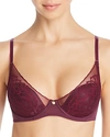 Natori Flora Contour Underwire Bra In Potent Purple