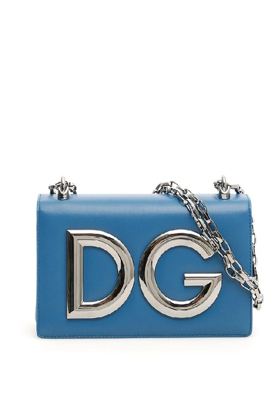 Dolce & Gabbana Dg Shoulder Bag In Blue