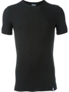 Drumohr Chest Pocket T-shirt - Black In Black