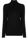 BURBERRY BURBERRY KAIPO CASHMERE KNITTED JUMPER - BLACK