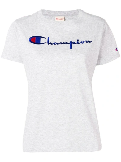 Champion Logo T-shirt - 灰色 In Grey