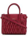 FURLA PIN QUILTED TOTE