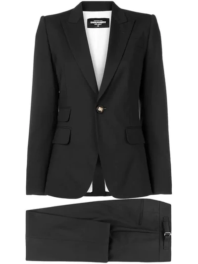 Dsquared2 Classic Tailored Suit - 黑色 In Black