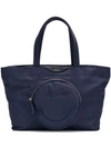 ANYA HINDMARCH LARGE CHUBBY SMILEY TOTE