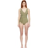 LISA MARIE FERNANDEZ LISA MARIE FERNANDEZ GREEN DREE LOUISE ONE-PIECE SWIMSUIT