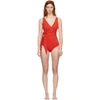 LISA MARIE FERNANDEZ LISA MARIE FERNANDEZ RED DREE LOUISE ONE-PIECE SWIMSUIT