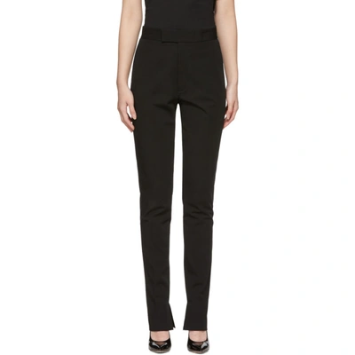 Helmut Lang Rider Stretch-cotton Skinny Trousers In Black