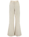 BRUNELLO CUCINELLI Elastic Back Full Linen Pant