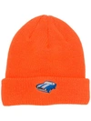 DIGAWEL DIGAWEL CAR PATCH BEANIE HAT - ORANGE