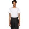 Burberry Logo Embroidered Crewneck T-shirt In Optic White