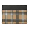 BURBERRY BURBERRY BEIGE VINTAGE CHECK SANDON CARD CASE