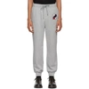 BURBERRY BURBERRY GREY CHEQUER EKD MUNLEY TRACK PANTS