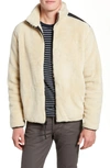 RAG & BONE Regular Fit Fleece Jacket,M286T61CU