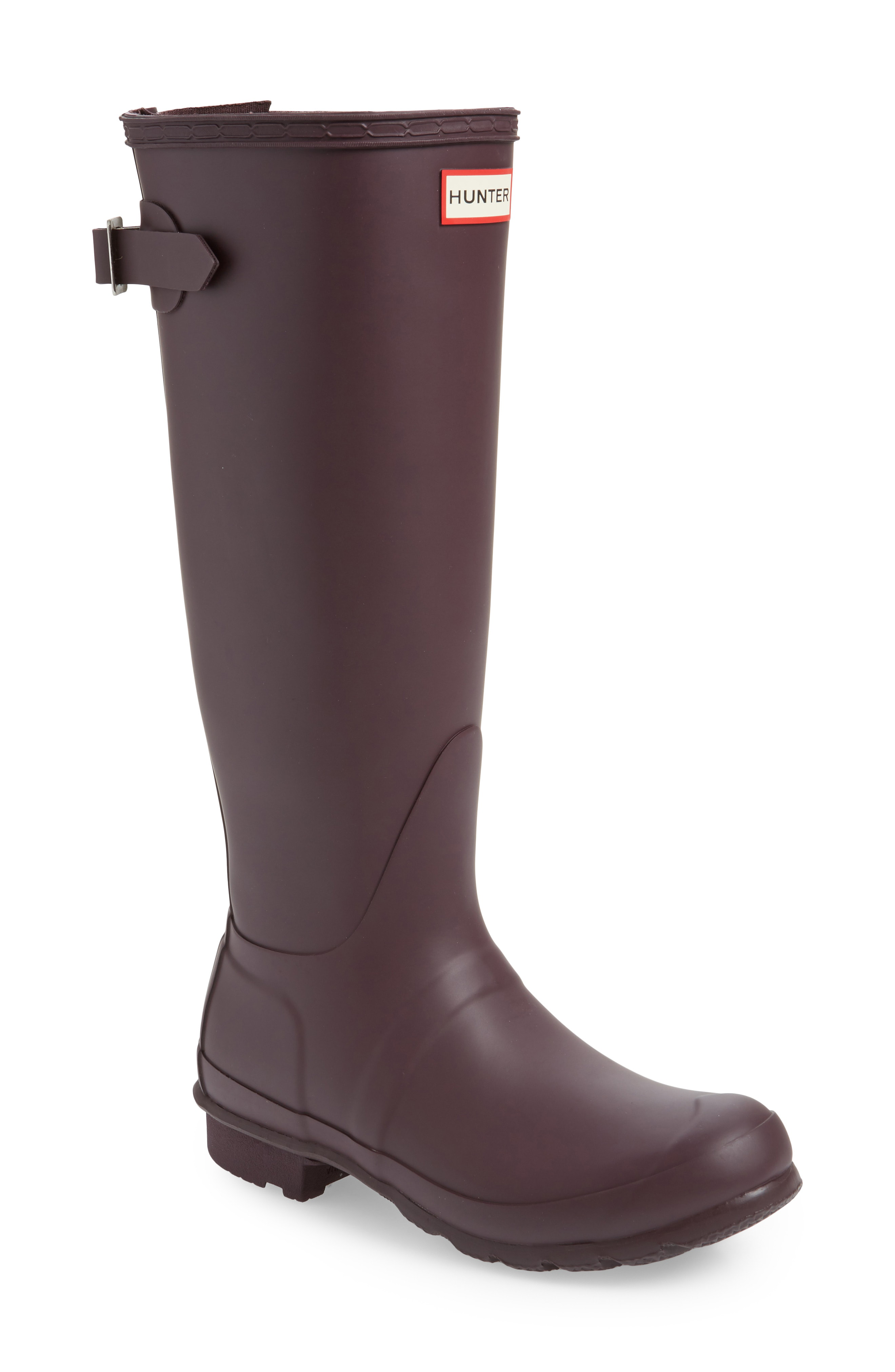 black grape hunter boots