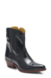 Free People New Frontier Western Boot-black In Black Leather