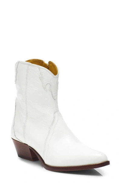 Free People New Frontier Western Bootie In White