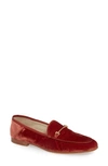 Sam Edelman Lior Loafer In Paprika Velvet