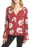 CUPCAKES AND CASHMERE FLORAL PRINT BLOUSE,CI404087
