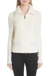 MONCLER QUILTED DOWN & KNIT CARDIGAN,D209394883009489N