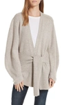 BROCHU WALKER WOLFE WOOL & CASHMERE CARDIGAN,26WC2567