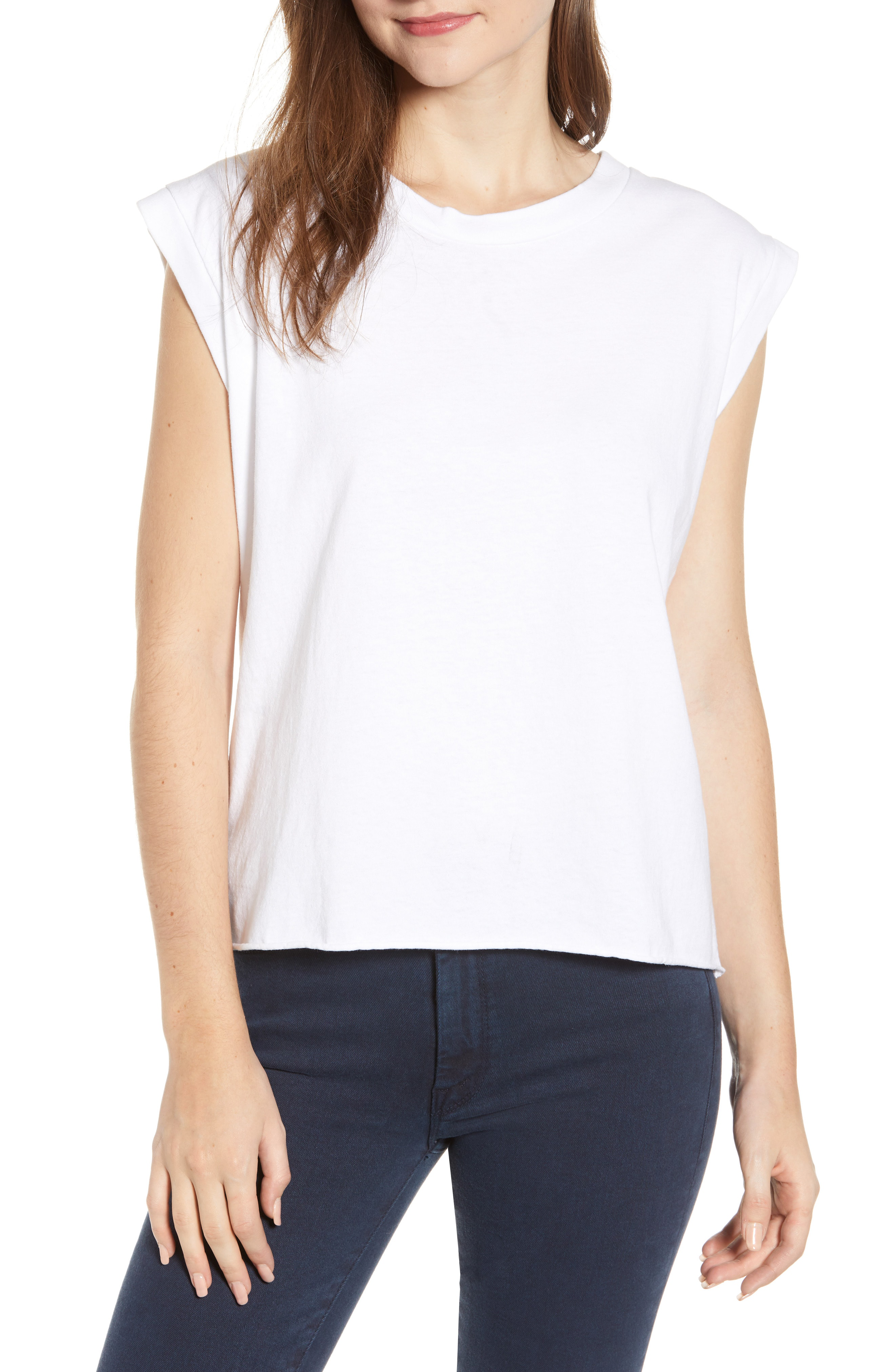 Frank Eileen Tee Lab Vintage Muscle Tee In Whiteout Modesens