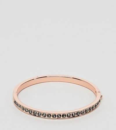 Ted Baker Clemara Rose Gold Crystal Hinge Bangle