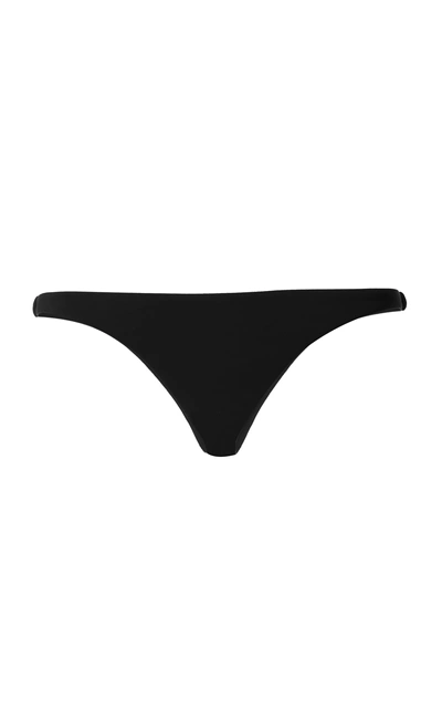 Anemone Low-rise Bikini Bottoms In Black