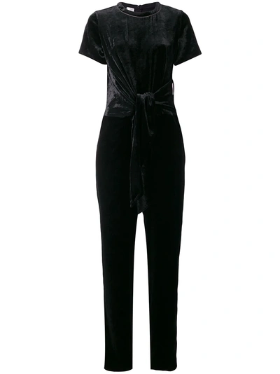 Brunello Cucinelli 短袖连身长裤 - 黑色 In Black