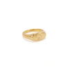 ANNI LU Love Seeks 18ct gold-plated ring