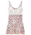 CHLOÉ FLORAL-PRINT LACE CAMISOLE,P00355284