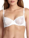 Simone Perele Delice Embroidered Demi Bra In White