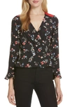 TANYA TAYLOR CLIO FLORAL CLUSTERS TOP,R191T561FC