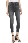 ALICE AND OLIVIA GOOD EXPOSED ZIP ANKLE SKINNY JEANS,CD195405BMG
