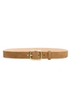 Rag & Bone Rag And Bone Tan Boyfriend Belt In Camel