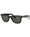 Ray Ban Standard Classic Wayfarer 50mm Polarized Sunglasses - Black Polarized In Black/green